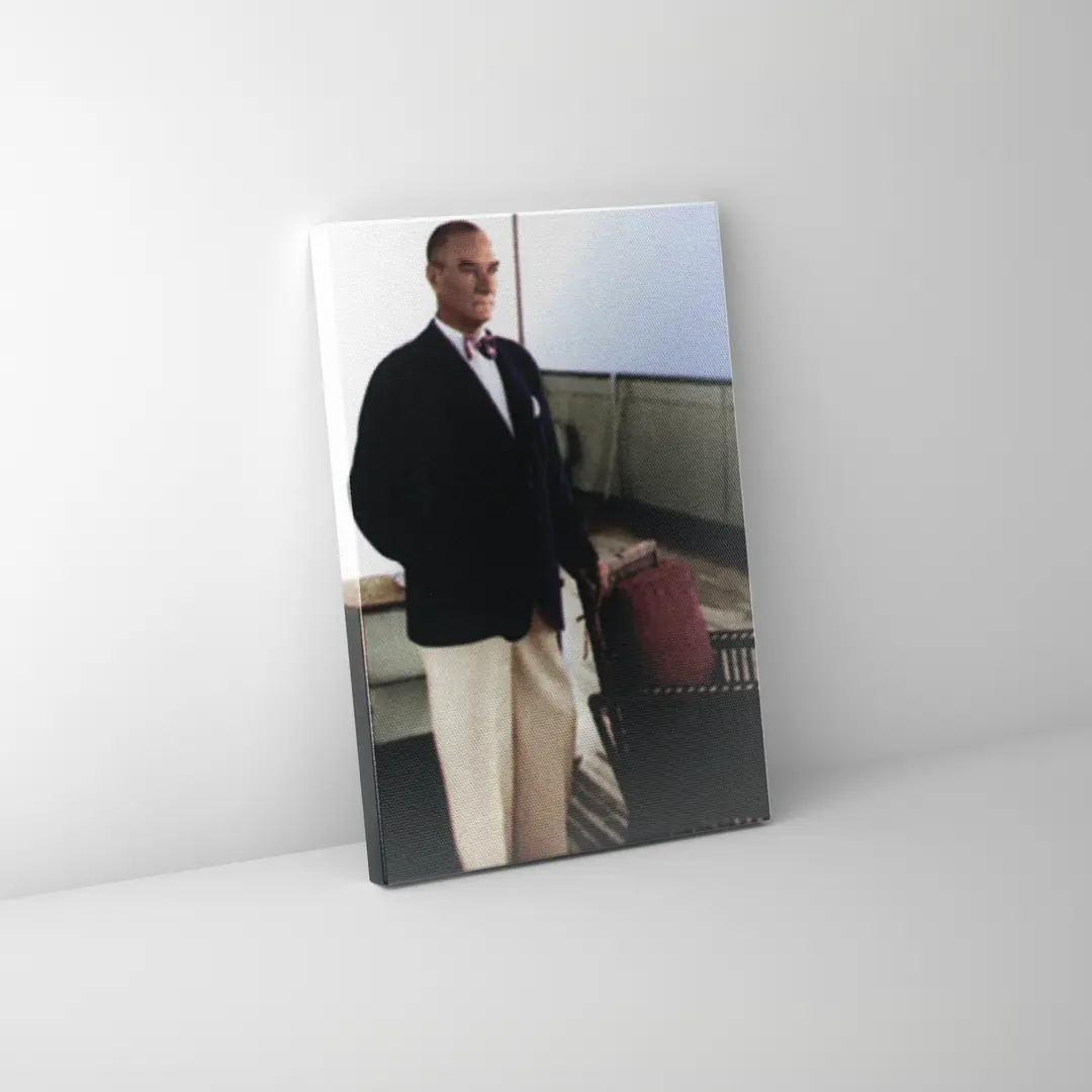 Boydan Atatürk Kanvas Tablo